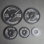 245lb Cast Iron Plate Set